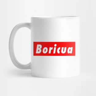 Boricua Red Box Puerto Rico Streetwear Puerto Rican Pride Mug